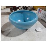 FENTON VTG CELESTE BLUE STRETCH BOWL