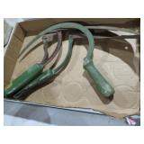 (4) GREEN HANDLE ANTIQUE SICKLES