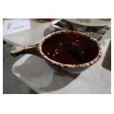 MINT HULL OVENPROOF HANDLED BOWL