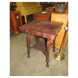MAHOGANY TIERED BIBLE TABLE