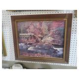 FRAMED GRIST MILL PRINT