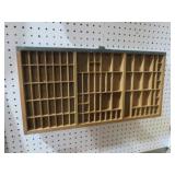 ANTIQUE PRINTERS TRAY