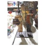 METAL TRIBAL AFRICANS DECOR