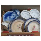 COLL. HANDPAINTED CHINA PLATES, BOWLS &MISC