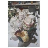 COL. OF TEAPOTS, SUGARS, CREAMERS, MISC