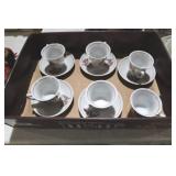 CHINA CUPS & SAUCERS SOME CHIPS