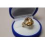 NEW 5.2GR 9K GOLD 3.74CT CITRINE RING SIZE 6.75