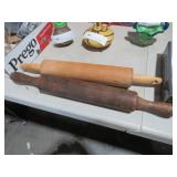 (2) VINTAGE WOOD ROLLING PINS