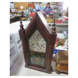 ANTIQUE NEW HAVEN STEEPLE CLOCK