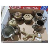 COLL. VINTAGE BRASS ITMES , SILVERPLATE & MISC