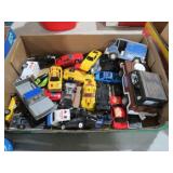BOX FULL DIE CAST TRUCKS & CARS
