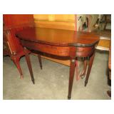 VINTAGE FLAME MAHOGANY CONSOLE TABLE