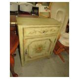 PAINTED 1DR/ 1 DWR CABINET