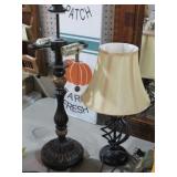 (2) METAL BASE TABLE LAMPS