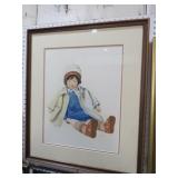 RON KIKHAM DOLL PRINT