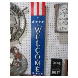 LIGHTED WELCOME SIGN