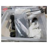 TUB FULL OF NETTING,BRACKETS & MISC