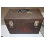 MOUNT OLIVE SCHOOL TOTE W/ VINTAGE CASSETTES