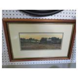 FRAMED ROBERT TINO PRINT -SIGNED