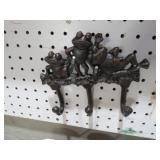 CAST IRON FROG WALL HOOKS