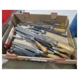 COLL. OF FILES, WRENCHES, DRILL, MISC