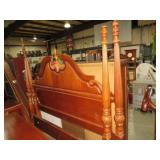 VAUGHAN BASSETT KING SZ BED W/ RAILS