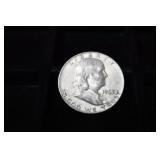 1963 D FRANKLIN HALF DOLLAR 90%