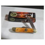 FROST CUTLERY 3 BLADE POCKET KNIFE W/ BOX