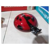 MURANO STYLE ART GLASS LADYBUG