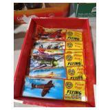 (6) VINTAGE POWER PROP GLIDERS (NOS)