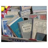 BOX FULL OF OLD BOOKS
