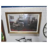 GOLD ORNATE FRAMED SURRENDER AT APPOMATTOX