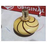 UNIQUE SWIRL ART GLASS INCENSE WITH WICK