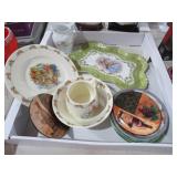 VTG VICTORIAN PLATE, CHINA & MISC