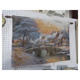 THOMAS KINKADE TAPESTRY