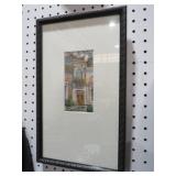 UNIQUE ARTIST SIGNED PARIS PRINT