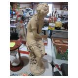 26" MATHURIN MOREAU PLASTER STATUE