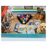 COLL. RESIN DOGS, POOL BALLS & POKEMON CARDS