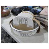 TACOS & TORTLLAS DIP BOWL SETS