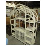BAMBOO & WOVEN ETAGERE