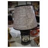 UNIQUE ROUTE 66 MAP LAMP