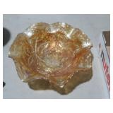 CARNIVAL GLASS ROSE BOWL