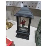 LIGHTED RED CARDINAL WATER GLOBE