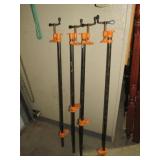 (4) HEAVY DUTY METAL FURNITURE CLAMPS