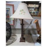 UNIQUE PALM TREE TABLE LAMP WITH SHADE