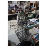 WIRE WINDMILL GARDEN DECOR