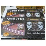 (2) BOXES LIGHT UP SKULL FENCE
