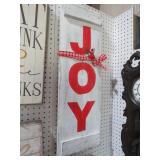WOOD HANDPAINTED JOY SIGN