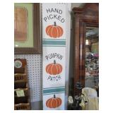 WOOD HANDPIANTED PUMPKIN PATCH ADV. SIGN