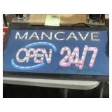 LIGHT UP MAN CAVE SIGN